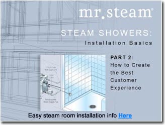 Mr Steam Bath Installation Basics